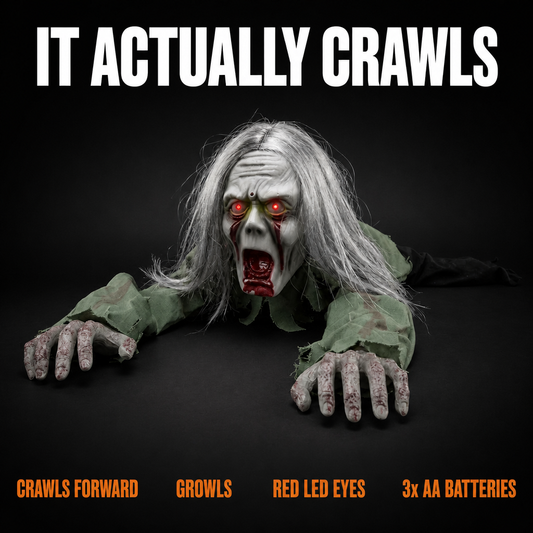 Crawling Zombie Animatronic